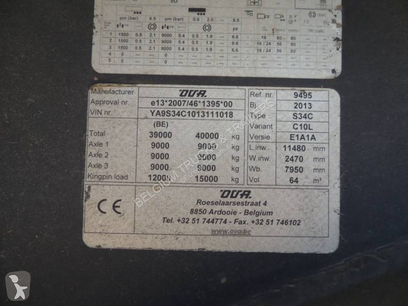 Semirimorchio Ova International 63m3