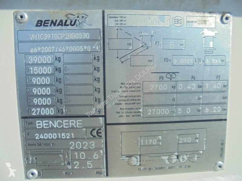 نصف مقطورة Benalu STANDARD