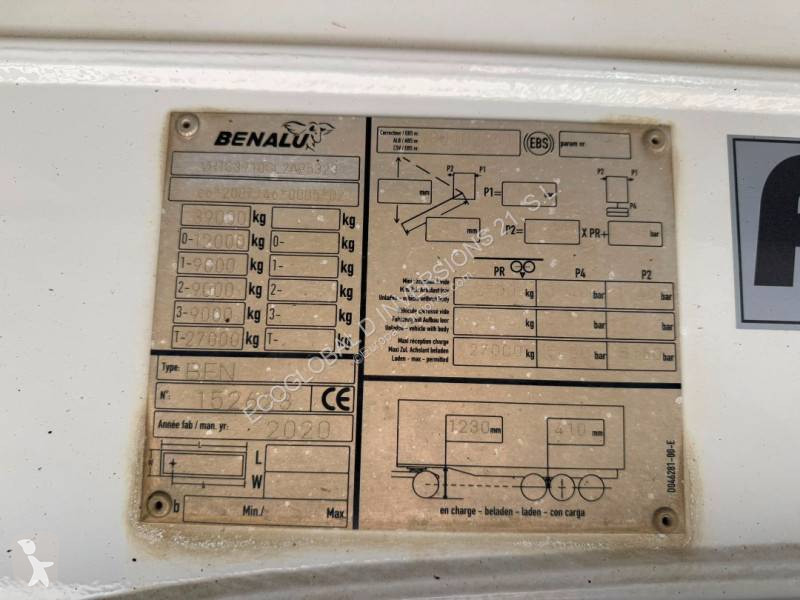 نصف مقطورة Benalu ALUMINIO
