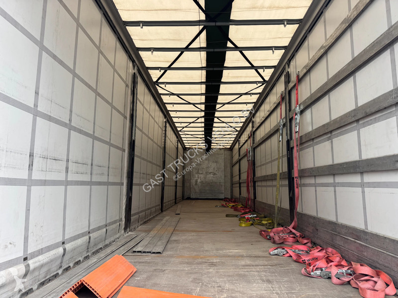 نصف مقطورة Fliegl Schuifzeil - Dak / Stuur-as /...
