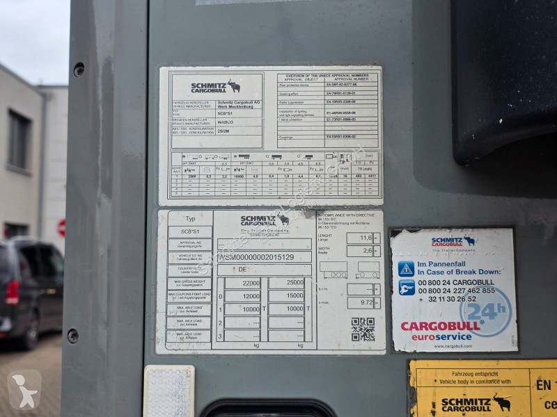Oplegger Schmitz Cargobull 10/LZG 11.05 FP45...
