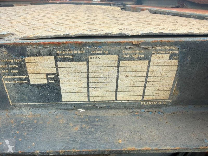 Semirremolque Floor FLKA-10-10 2 AXLE BPW -...