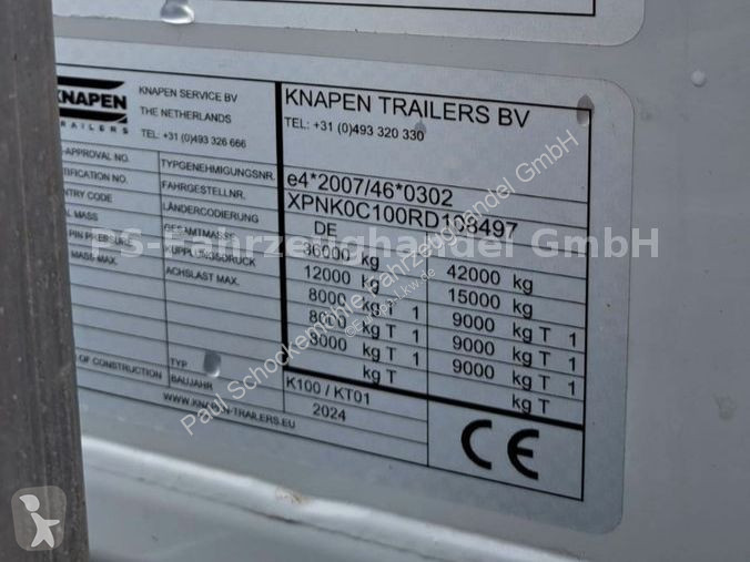 Полуприцеп Knapen K100...