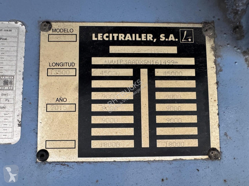 Lecitrailer p3 - 3 AXLE BPW LAST AXLE STEERING...