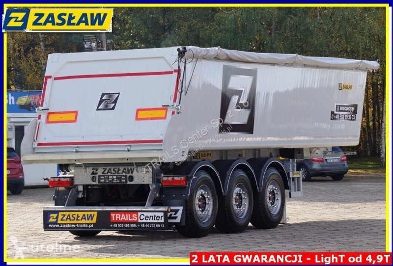 Semi remorque Zasław 28 m³ !! Light UP 4.990 kg...