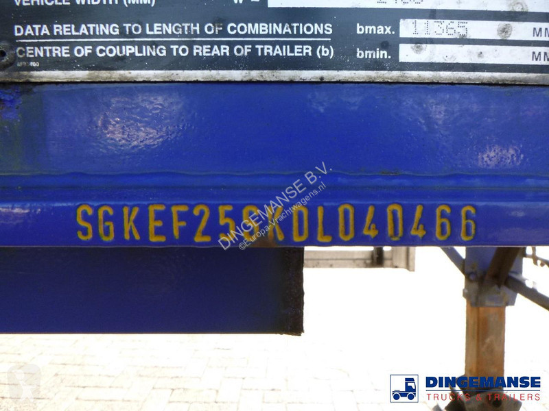 نصف مقطورة Dennison Stack - 3 x container...