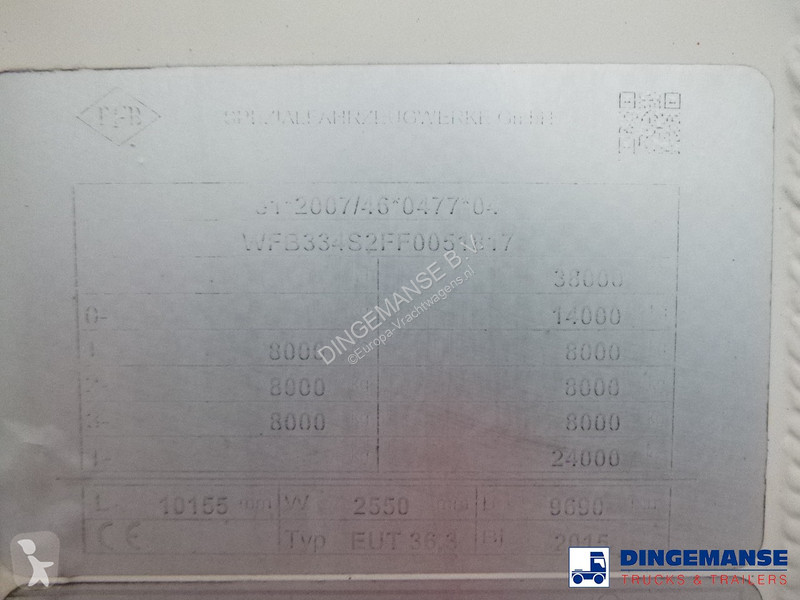 Semiremorca Feldbinder Powder tank alu 36 m3 /...