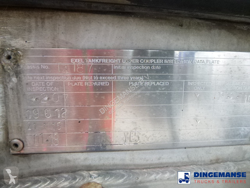 Semi reboque Clayton Bitumen tank inox 31.8m /...