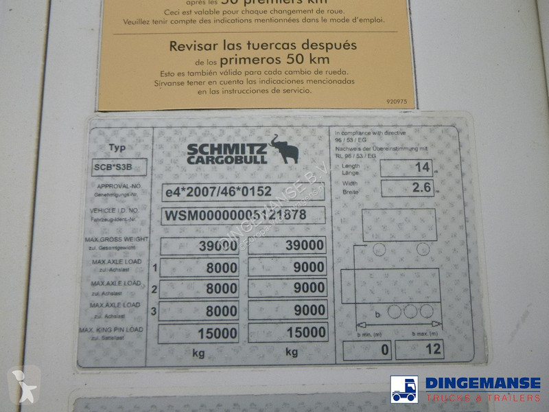 Semiremorca Schmitz Cargobull Frigo trailer +...