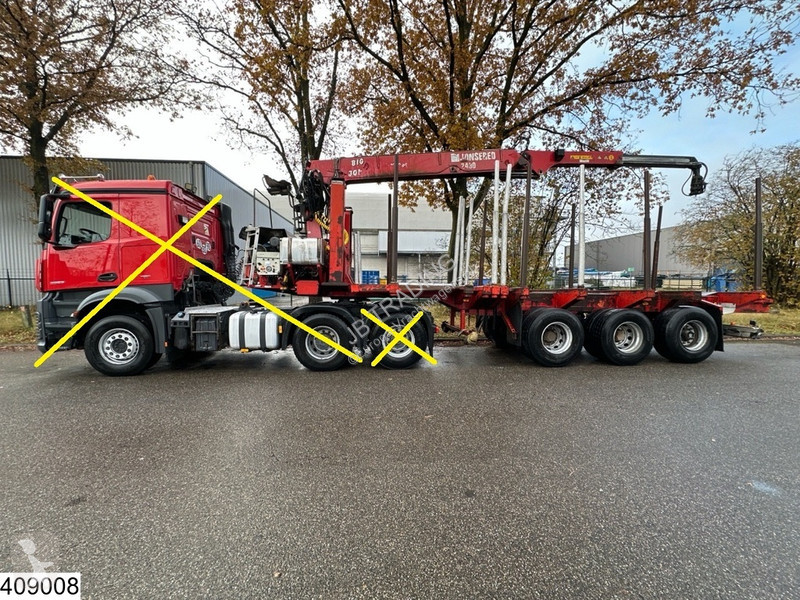 نصف مقطورة Billaud Chassis Wood transport,...