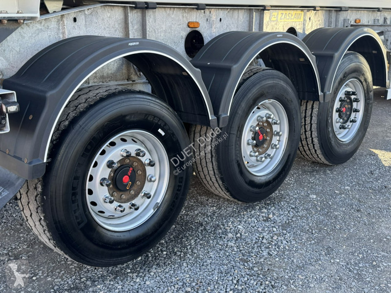 Semitrailer Zasław D-653A Mulda Stalowa Hardox 30m