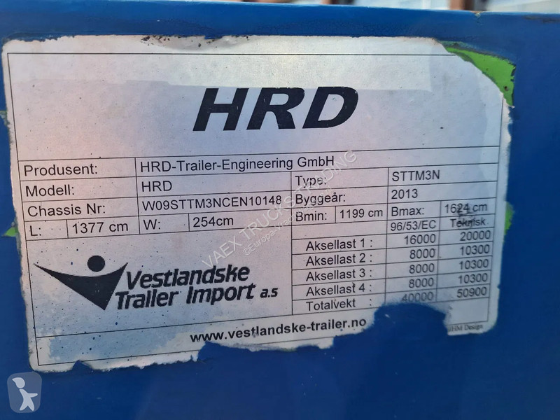 Semiremorca HRD STTM3N - Low loader -...