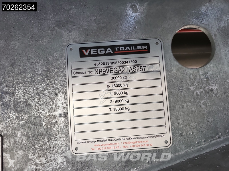 Semirimorchio  FIXED JEEP CARRIER 2 axles 6...