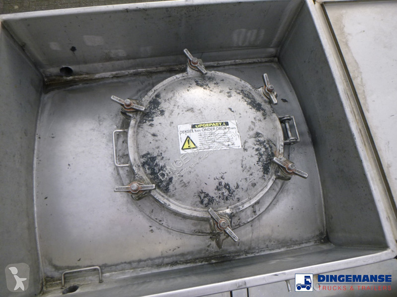Semi reboque Van Hool Chemical tank inox 30 m3...