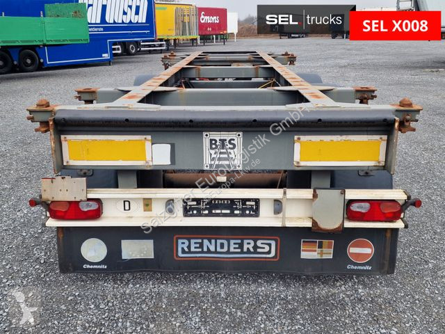نصف مقطورة Krone C 24 Containerchassie (Gesamt...