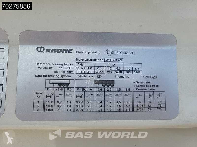 Semitrailer Krone NEW! Direkt-Verfugbar Liftachse