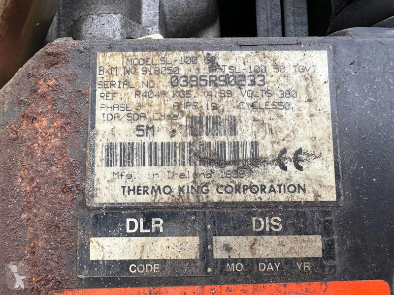 Semitrailer Jumbo City / Thermo King SL-100 /...