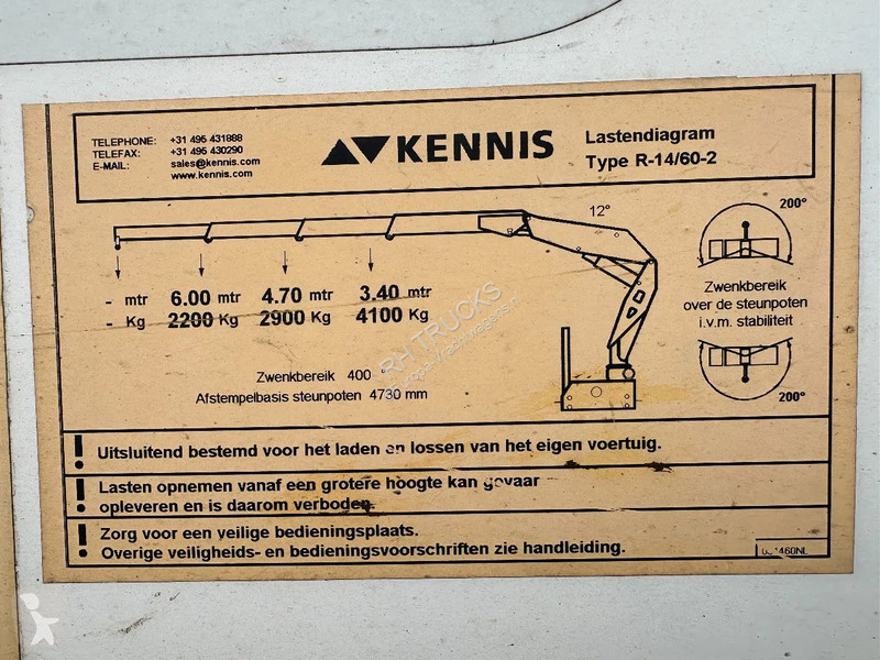 Semiremorca KWB KENNIS R14/60-2 2015 LIFT EN...