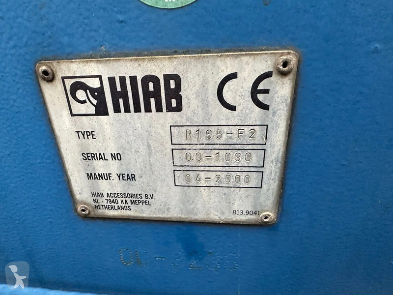 Oplegger Floor MET HIAB R165-F2, LAATSTE 2...