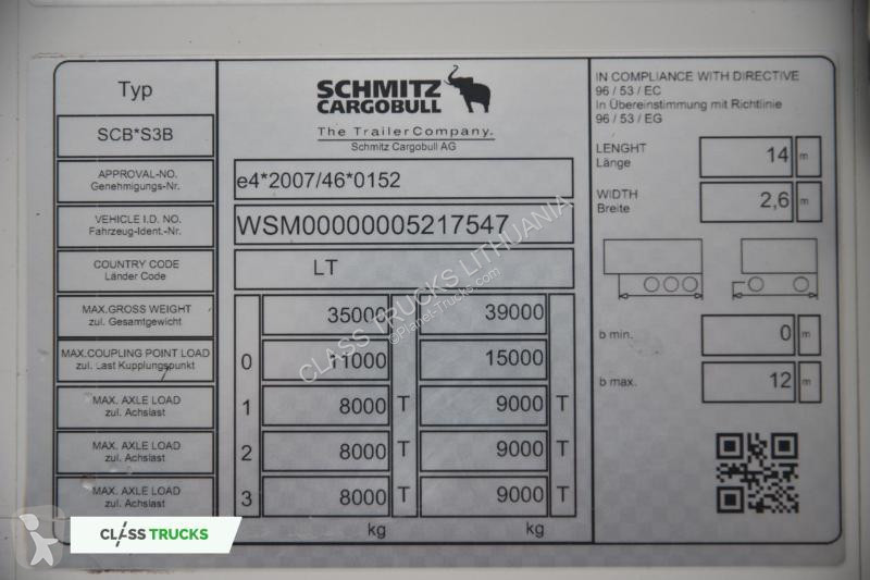 Semitrailer Schmitz Cargobull FP 60 ThermoKing...