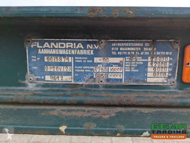 Semiremorca Flandria OP 20V 2A 2-Assen ROR -...