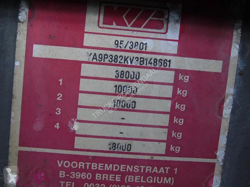 Semiremorca KWB HYVA 3x SAF + PERFECT STATE