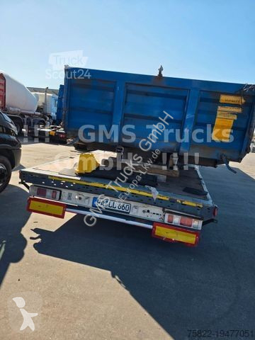 Semiremorca Krone Tieflader Maschinen Transport