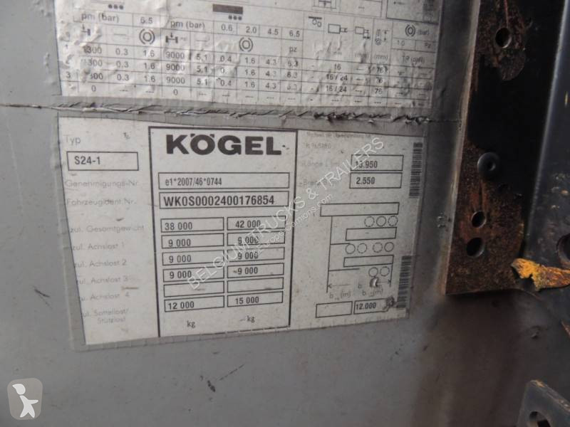 Semitrailer Kögel fosse a bobine