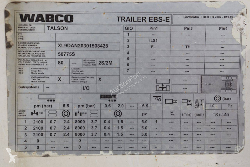 Semirremolque Talson F1227