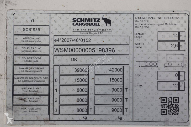 Semirremolque Schmitz Cargobull SCB*S3B