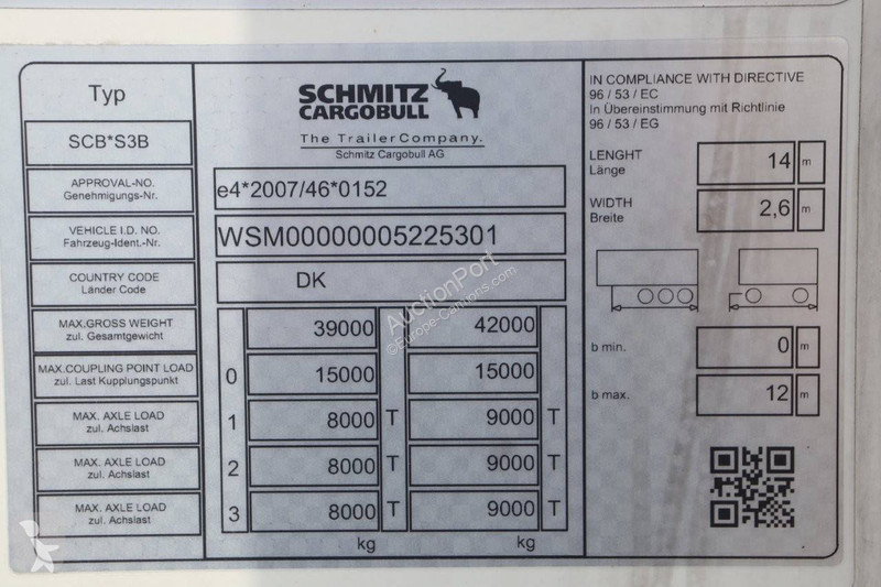 Oplegger Schmitz Cargobull SCB*S3B