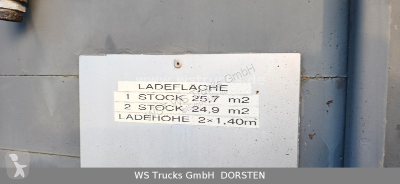 نصف مقطورة Menke 2 Stock Viehauflieger | Spindel