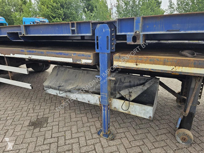 نصف مقطورة  3 Deckers 3 Flatbed Semi-Trailer -...