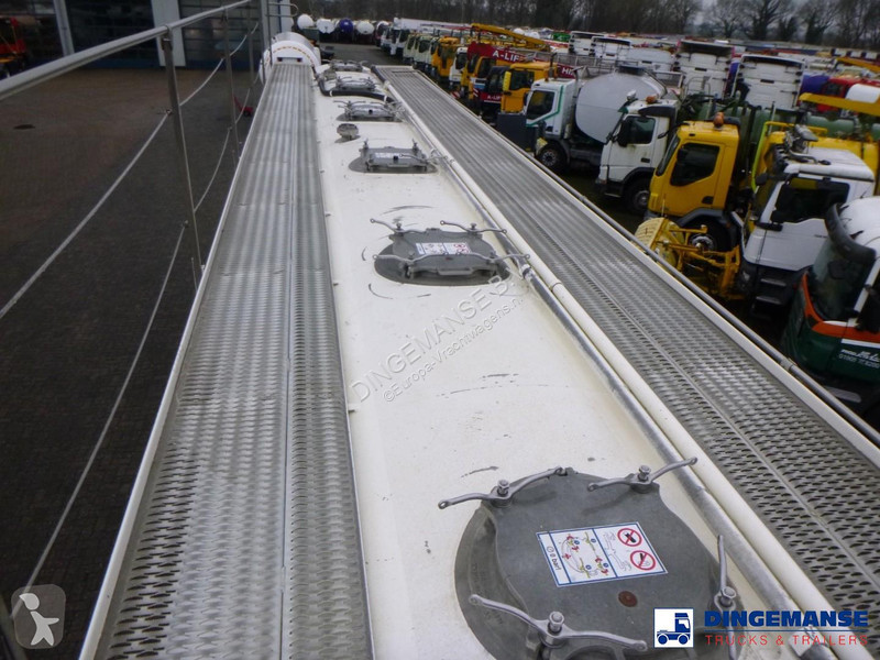 نصف مقطورة Feldbinder Powder tank alu 63 m3...
