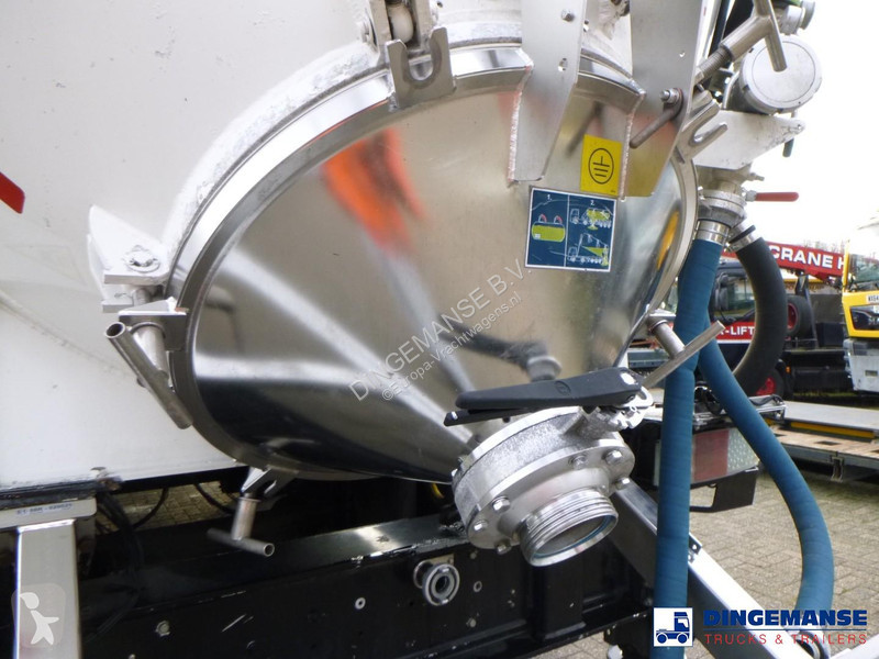 نصف مقطورة Feldbinder Powder tank alu 63 m3...