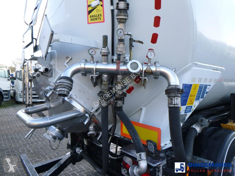 نصف مقطورة Feldbinder Powder tank alu 52 m3...