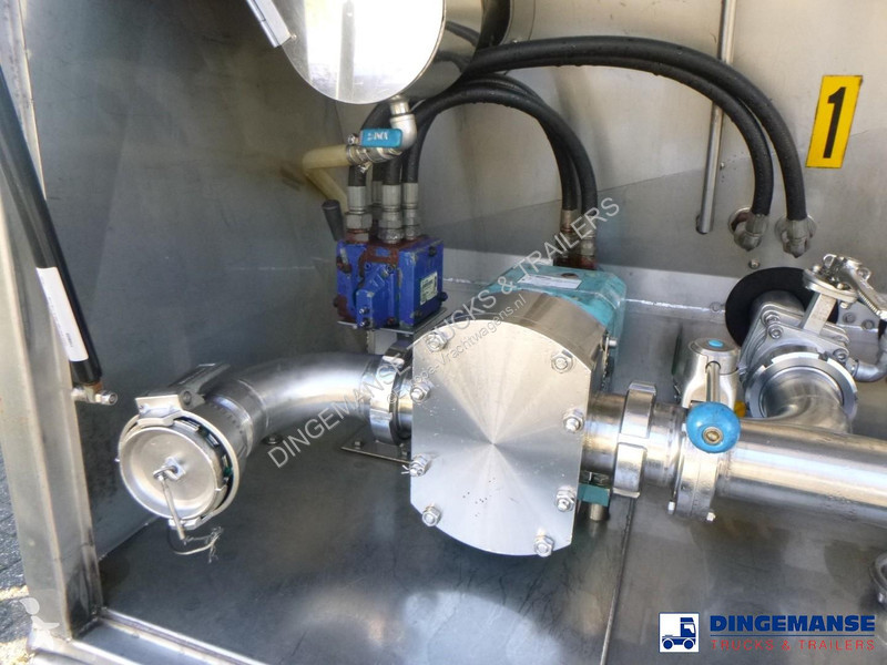 نصف مقطورة Burg Food / chemical tank inox L4BH...