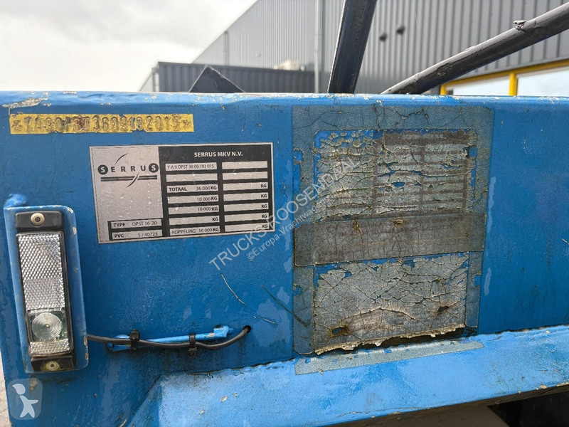 نصف مقطورة Serrus SILO tipper 90 degrees