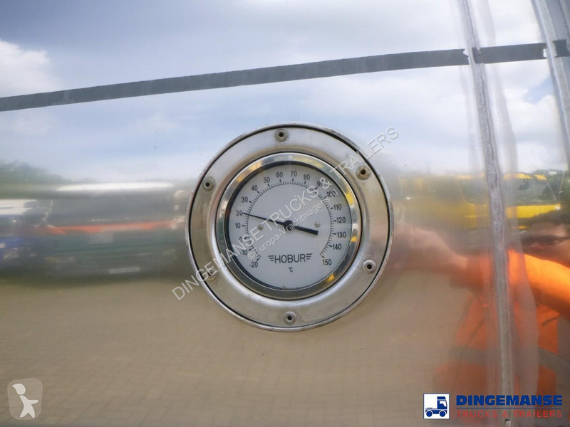نصف مقطورة Burg Chemical tank inox L4BH 22.5 m3...