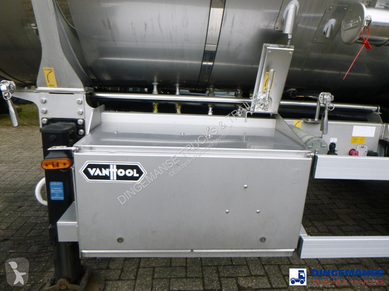 نصف مقطورة Van Hool Food tank inox 36 m3 / 4...