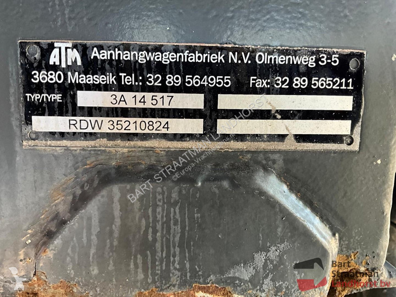 Semirremolque ATM OKA 17/27 3 assige oplegger...