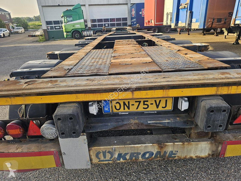 نصف مقطورة Krone / REAR SLIDER / DUTCH CHASSIS...