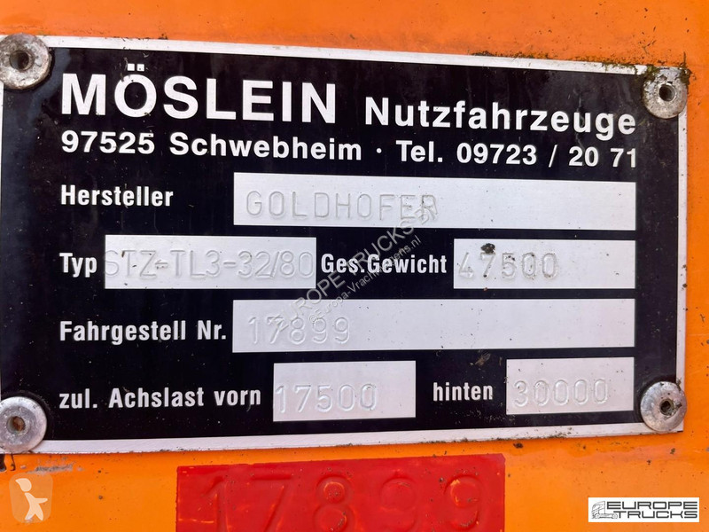 نصف مقطورة Goldhofer STZ-TL3-33/80 NL Trailer -...