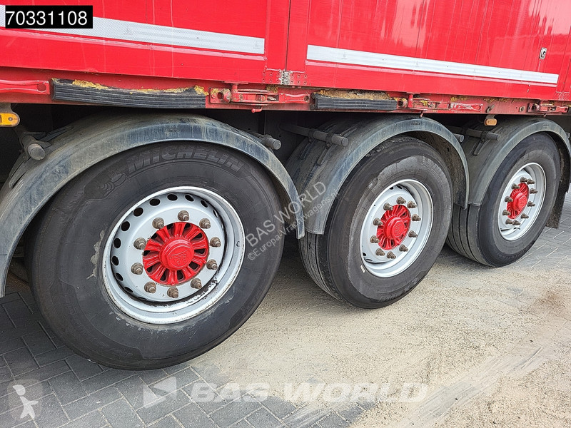 نصف مقطورة Knapen K600 Side Doors 10MM Lift Axle