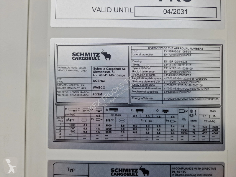 نصف مقطورة Schmitz Cargobull SCB*S3 Carrier...