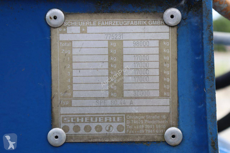 Semi remorque Scheuerle SPE 80.44 A
