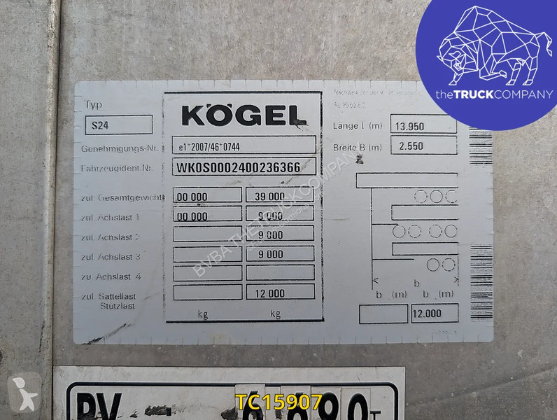 Semi remorque Kögel
