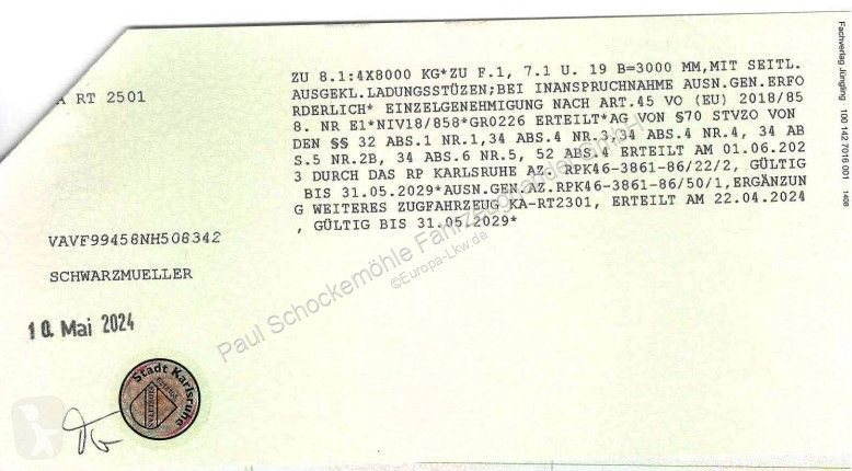 Трал Schwarzmüller...