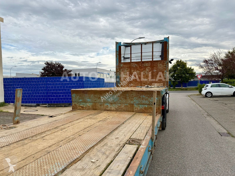 Semitrailer Kaiser Tieflader 45 t Hydr. Rampen...