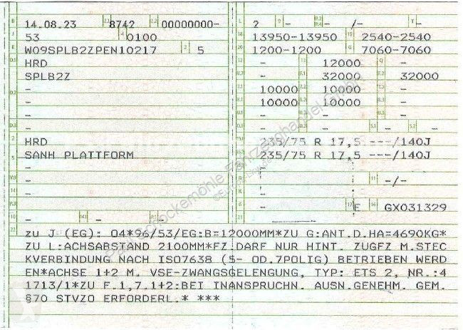 HRD SPLB2Z*fernst LenkA* ContainerVer*...